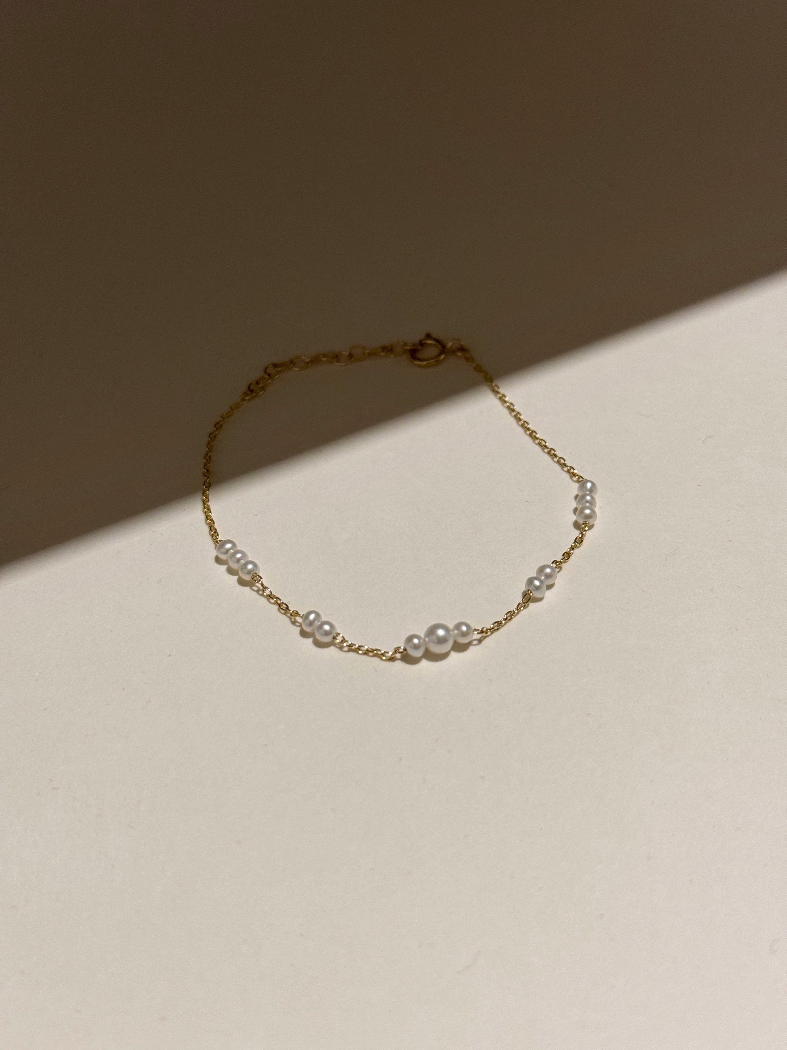 點點細雨珍珠手鍊