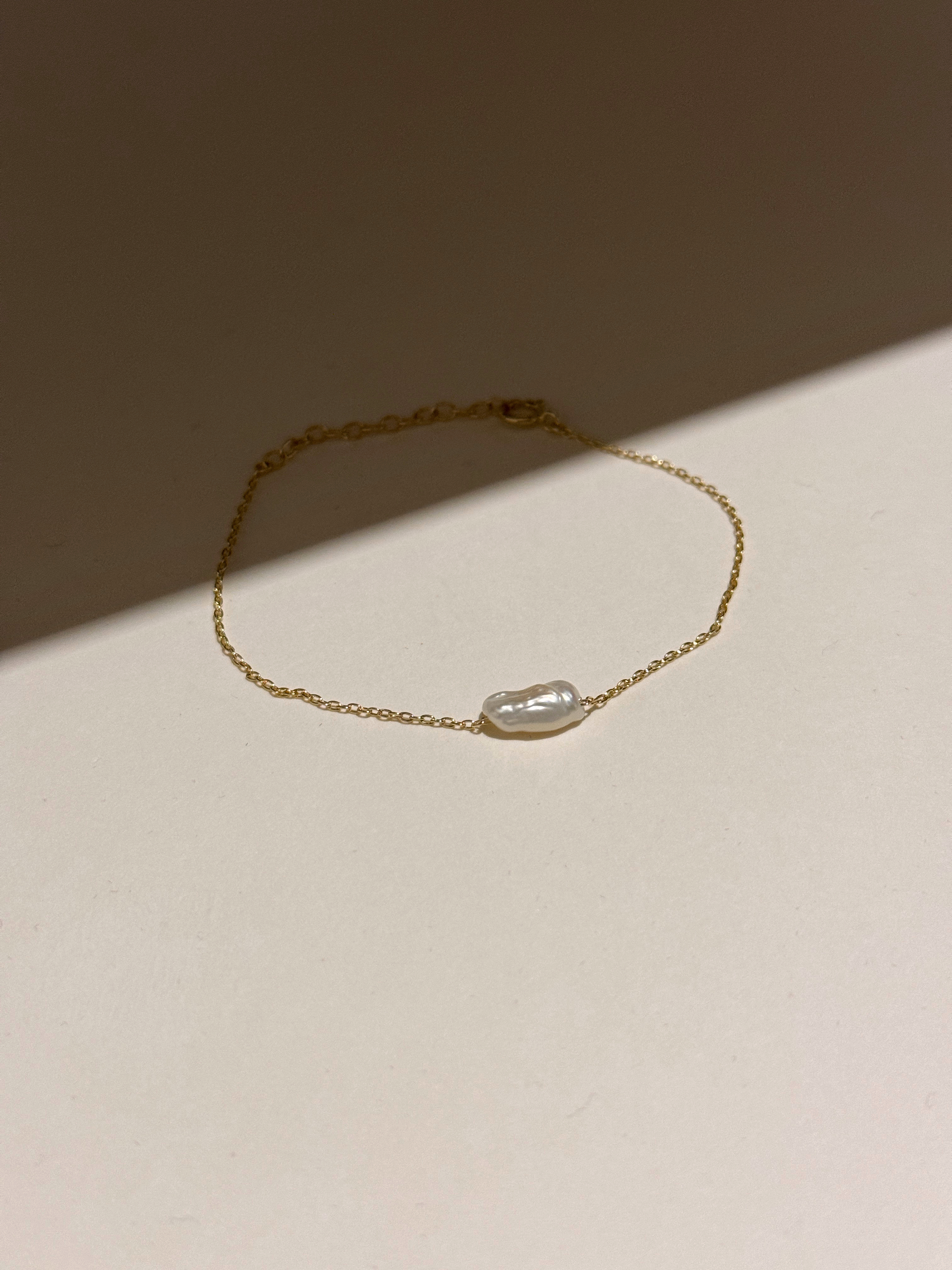 迷你巴洛克珍珠手鍊