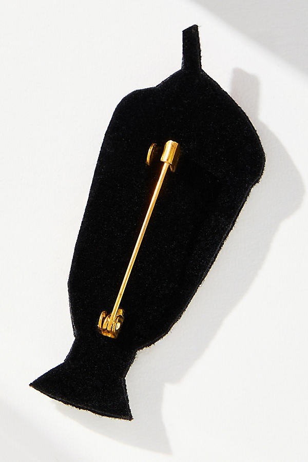 USA Love粉紅櫻桃奶昔手工縫珠小別針