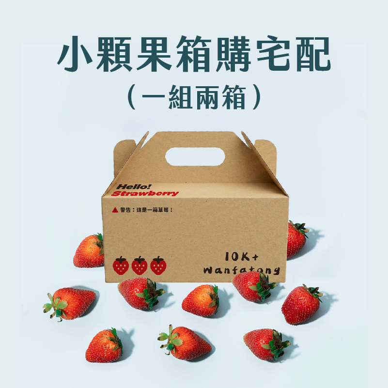 宅配萬發統草莓＊小顆果箱購＊
