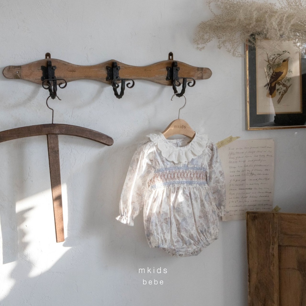 正韓春Mkids 民俗花花包屁衣