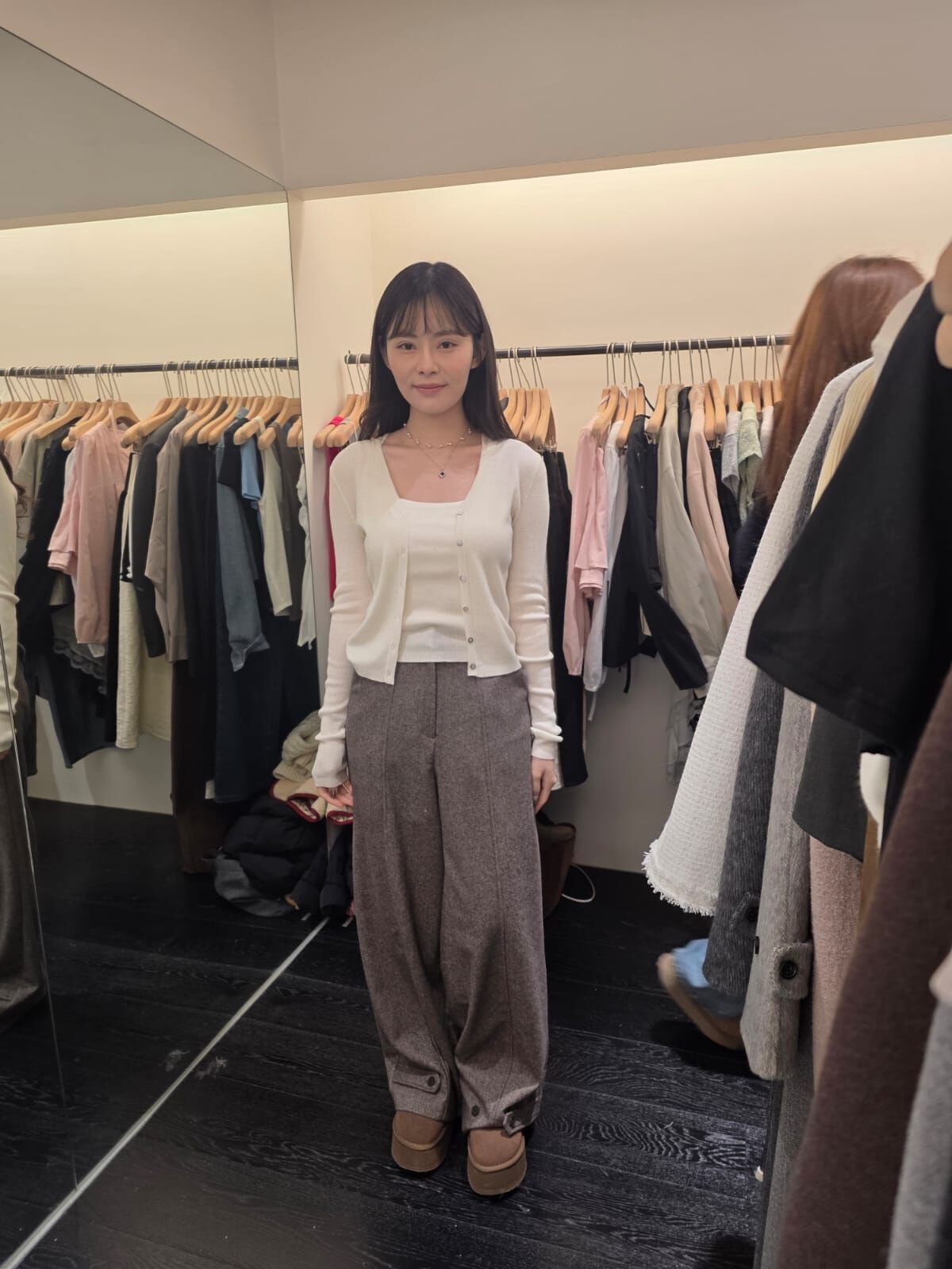 OB5401 掛脖垂墜領外套套裝 *特價* (優惠碼同充值購物金不適用)