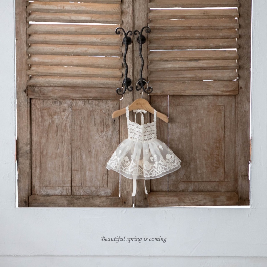 正韓春Mkids 嫩嬰蕾絲搭配背心