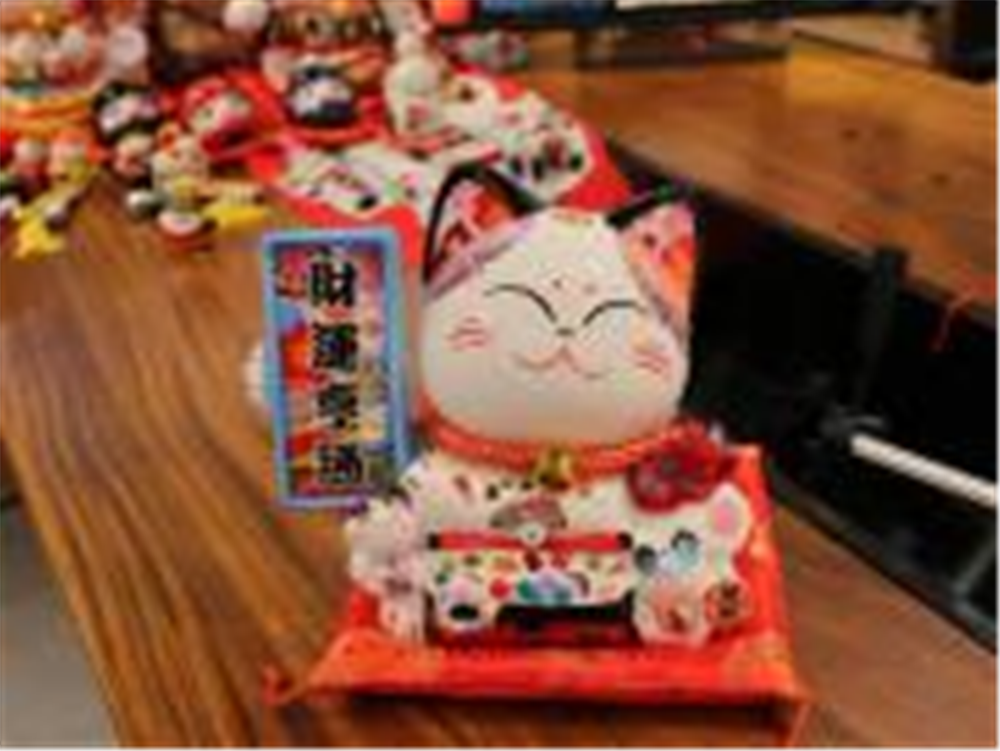 0119gz201-招財貓-豐收年年二維碼音響(A201)