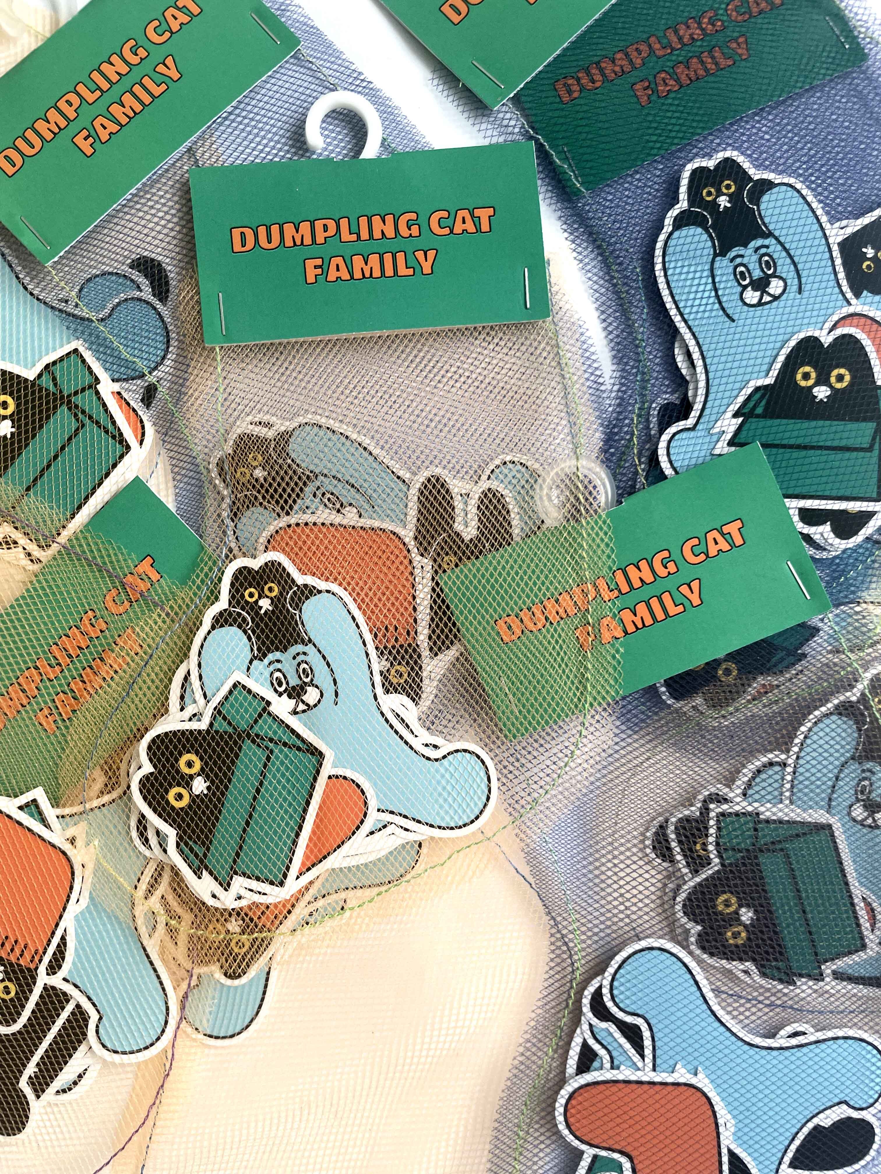 最愛偷襪子的小屋貼紙組8入