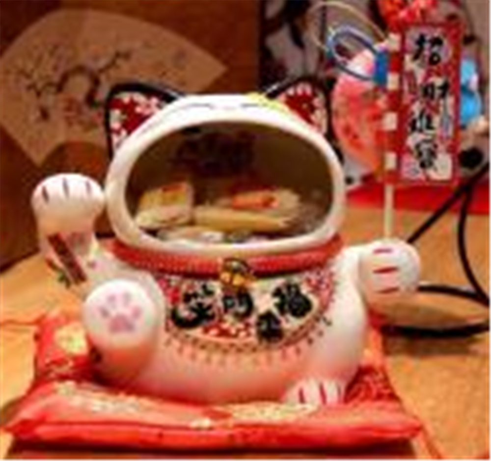 0119gz161-招財貓-福旺糖果罐貓小號(A161)