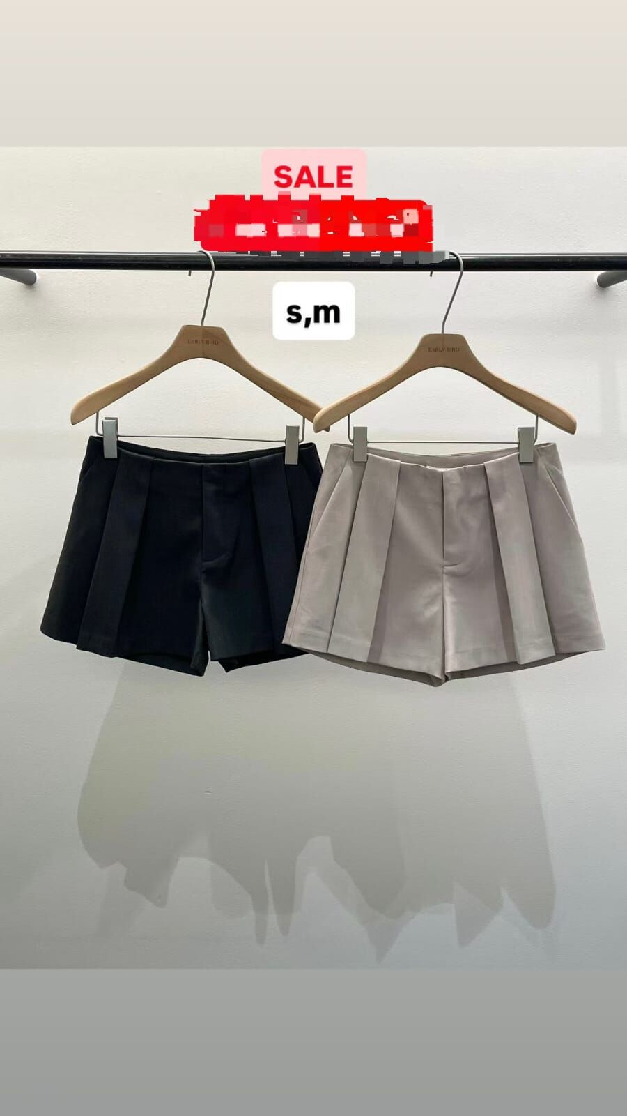 OB5405 四季款百褶西裝短褲 *特價* (優惠碼同充值購物金不適用)