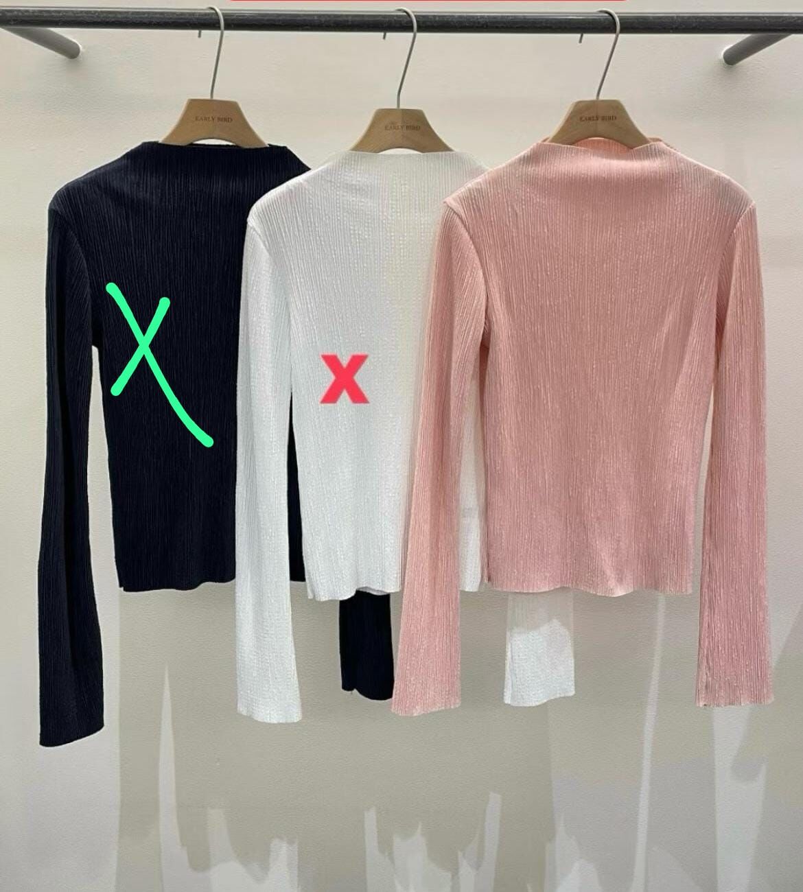 OB5407 堆堆領軟綿打底上衣 *特價* (優惠碼同充值購物金不適用)