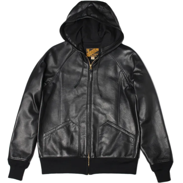 Y'2 LEATHER - SB-152 STEER OIL HOODED PARKA