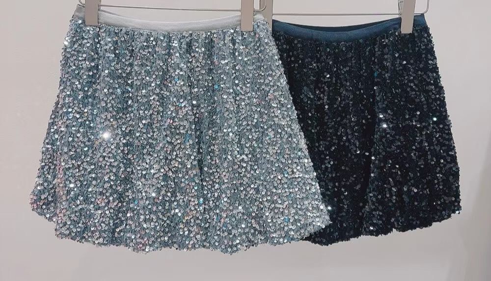 亮片短裙(內安全褲)