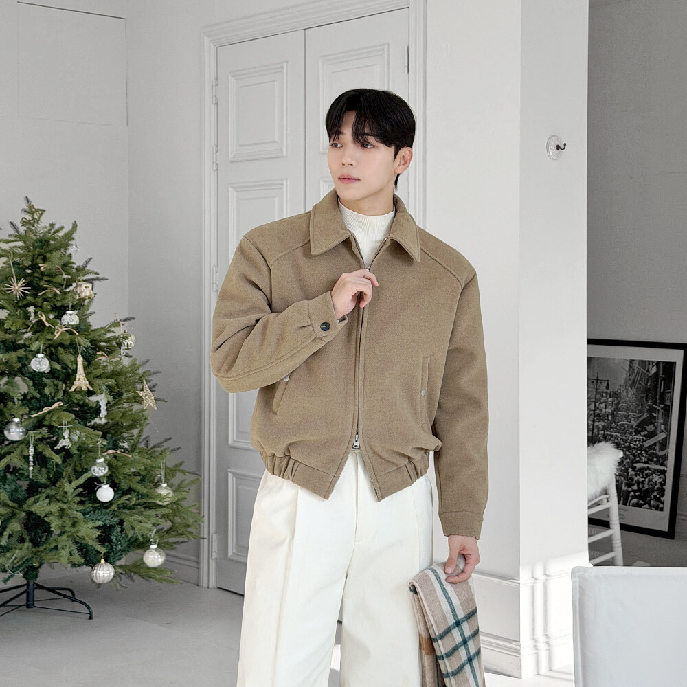 杜克羊毛飛行外套