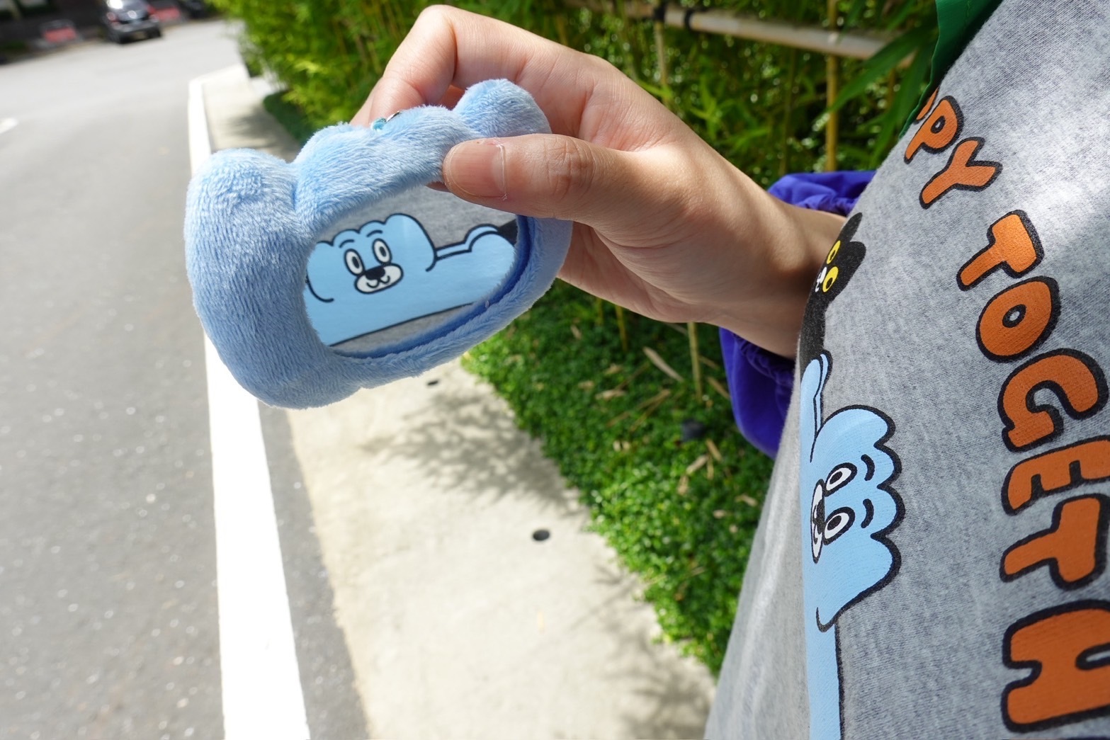 餃娃鏡子鑰匙圈