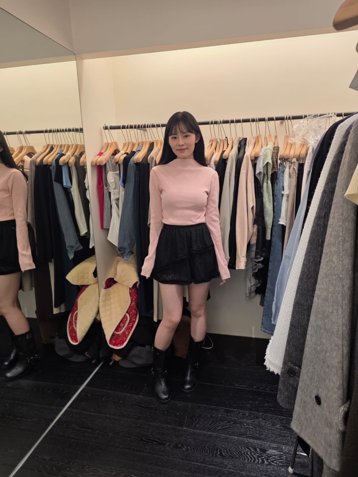 OB5410 橡筋腰蛋糕短版半身裙 *特價* (優惠碼同充值購物金不適用)