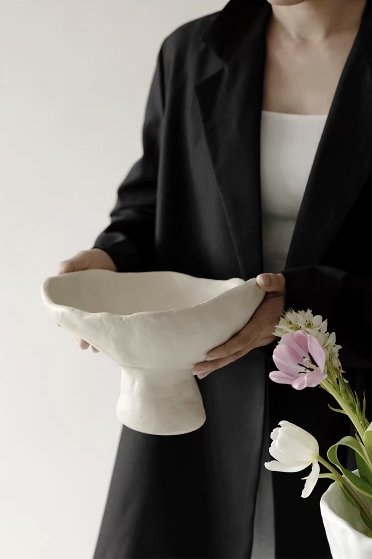 獨特感不規則造型果盆擺件 / 2色