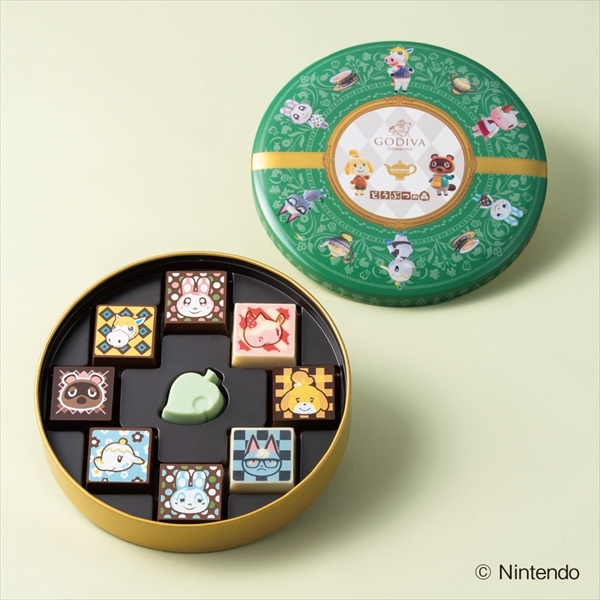 【情人節限定】Godiva x 動物森友會 朱古力系列