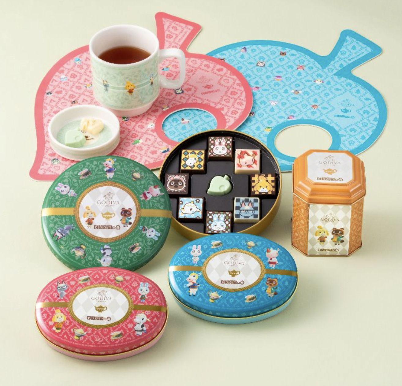 【情人節限定】Godiva x 動物森友會 朱古力系列