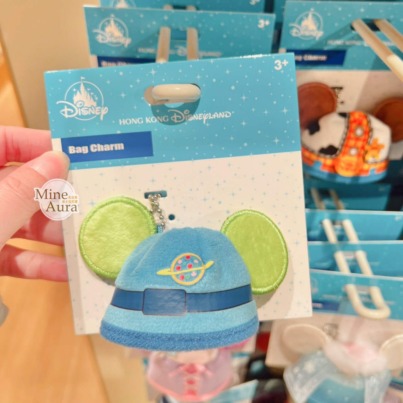 三眼怪 Alien 迷你耳朵 造型 鑰匙圈 吊飾 玩具總動員 Toy Story -香港迪士尼樂園