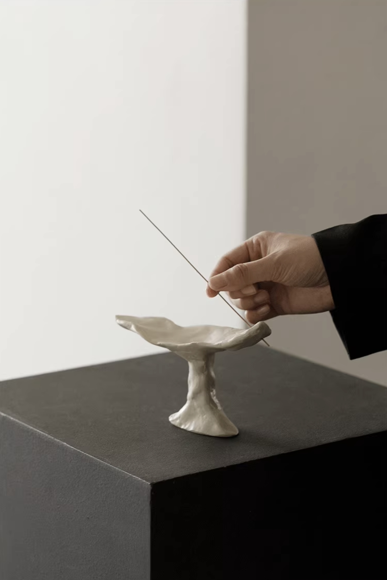 簡約紙揉造型擺件線香座線香盤 / 2色