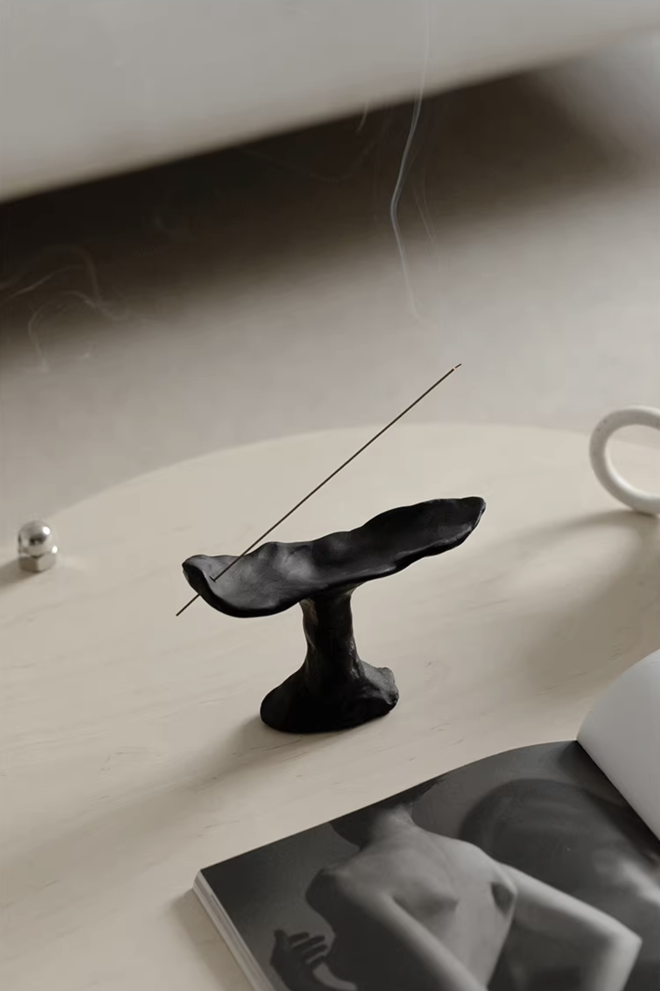 簡約紙揉造型擺件線香座線香盤 / 2色