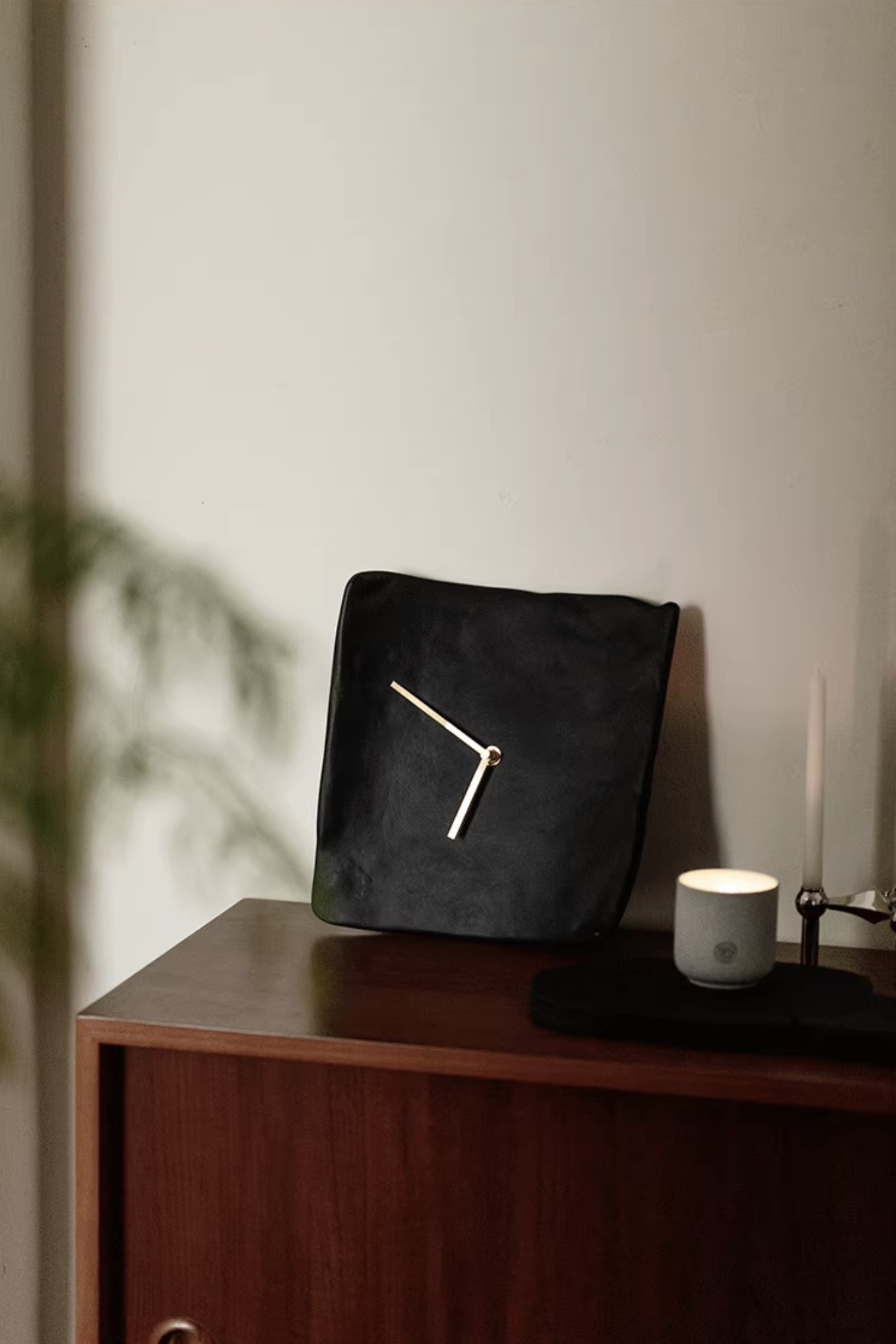 雲朵白紙張造型擺件掛鐘時鐘 / 2色