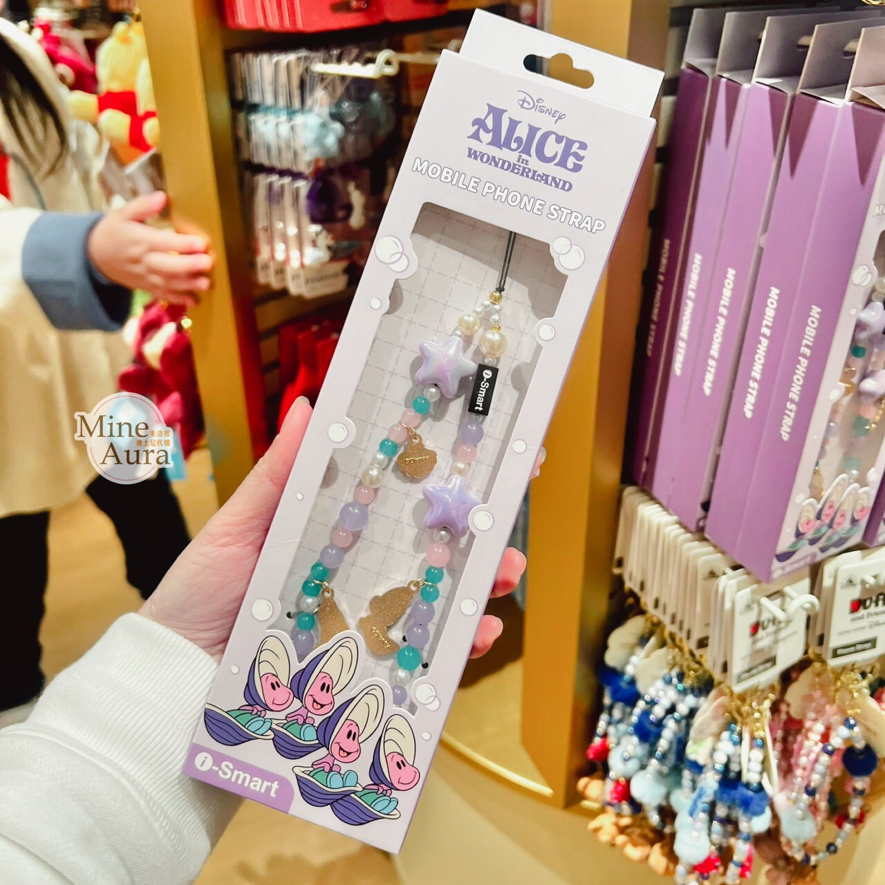 牡蠣寶寶 珍珠星星 造型 手機 吊飾 愛麗絲夢遊仙境 Alice in Wonderland -香港迪士尼樂園