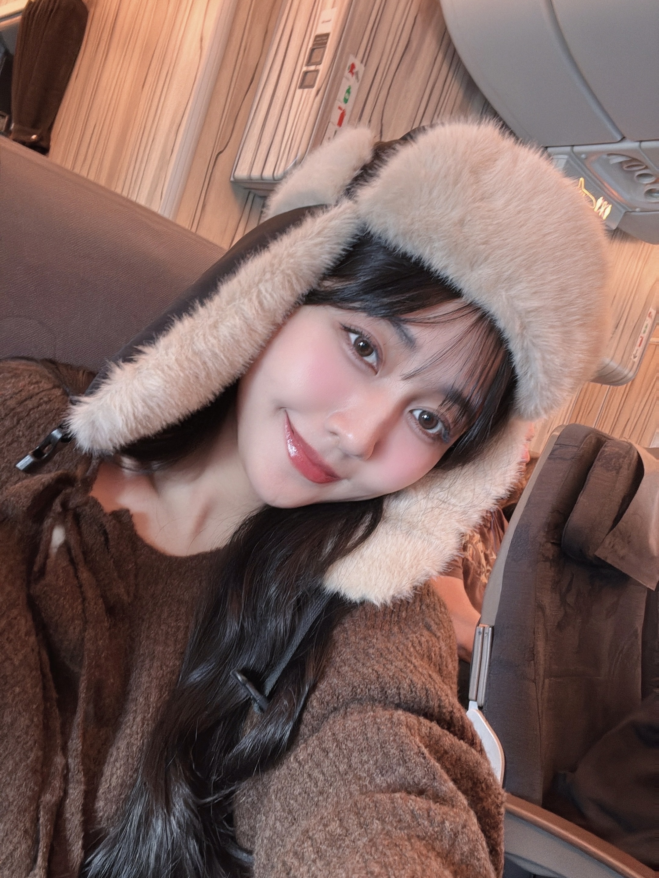 25A303 北歐極地毛毛防潑水雷峰帽