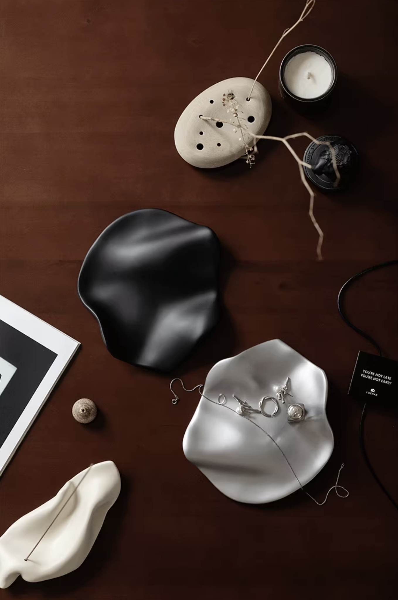 歐美不規則擺件飾品盤咖啡盤 / 2色