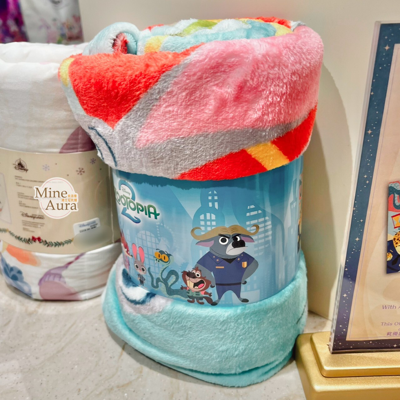 (限時特價) 動物方城市 Zootopia 經典角色 圖案 毛毯 毯子 -香港迪士尼樂園