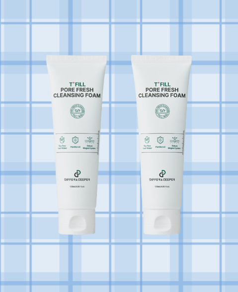 TZ011 DIFFER & DEEPER 多效合一潔面乳 120ml EXP: 2028年或以上 (一套2件)