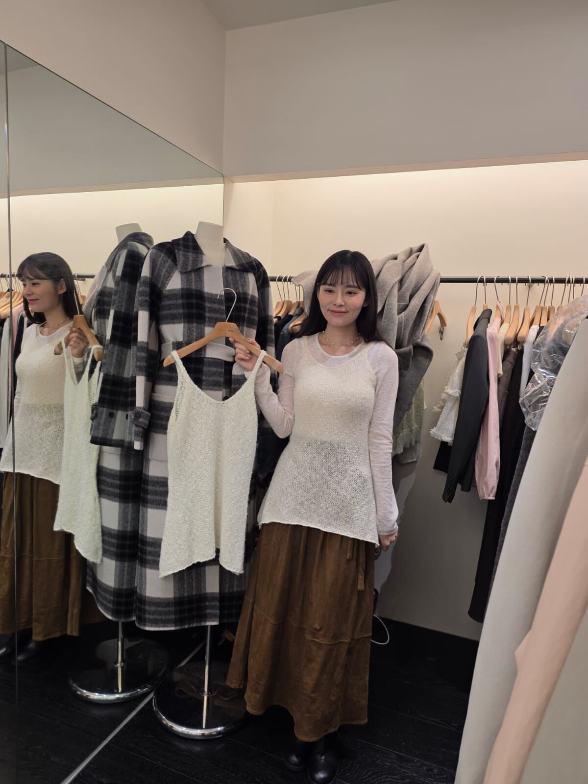 OB5423 V領吊帶混線背心上衣外搭 *特價* (優惠碼同充值購物金不適用)