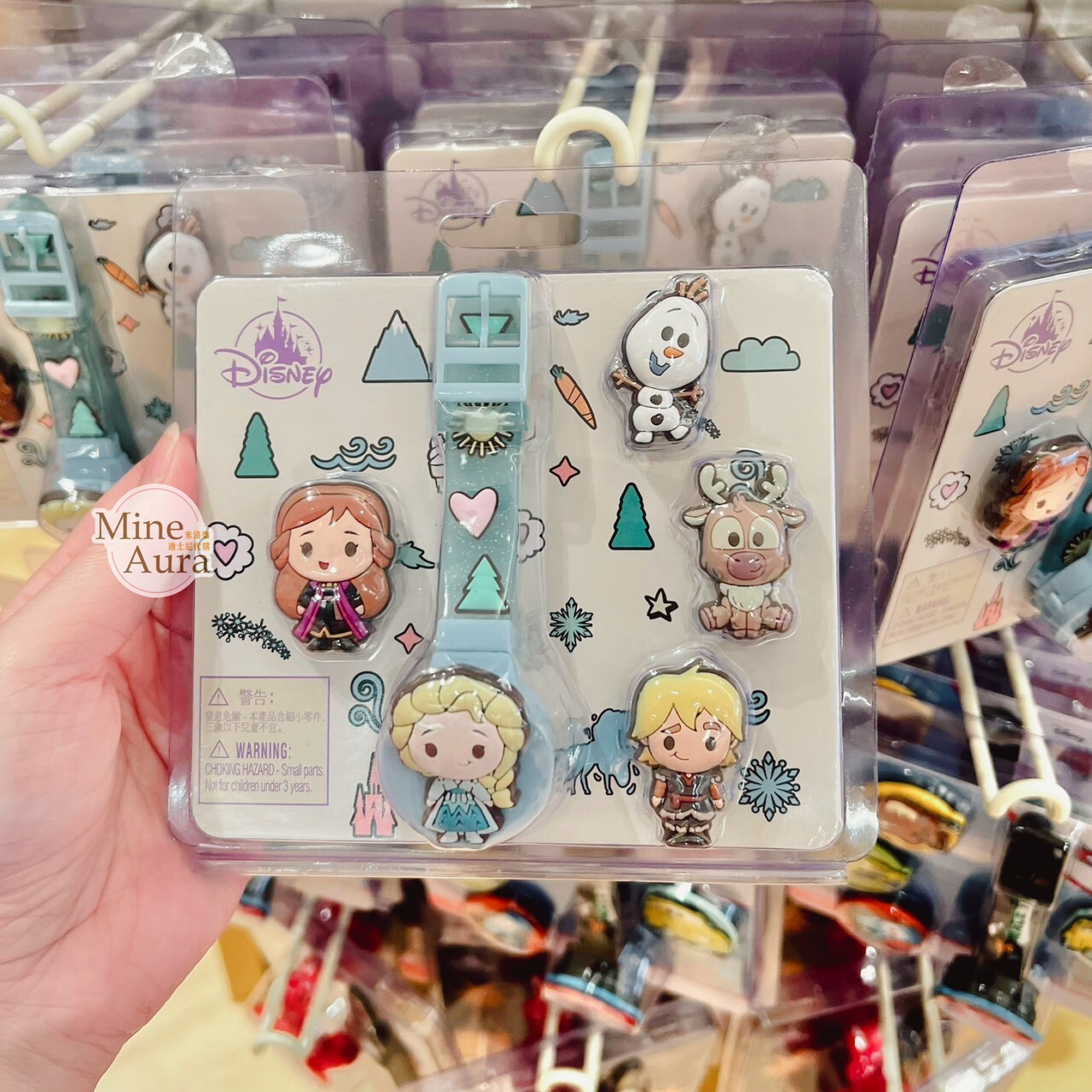 Q版 艾莎 Elsa 安娜Anna 經典角色 造型 可換錶蓋 兒童 手錶 冰雪奇緣 Frozen -香港迪士尼樂園