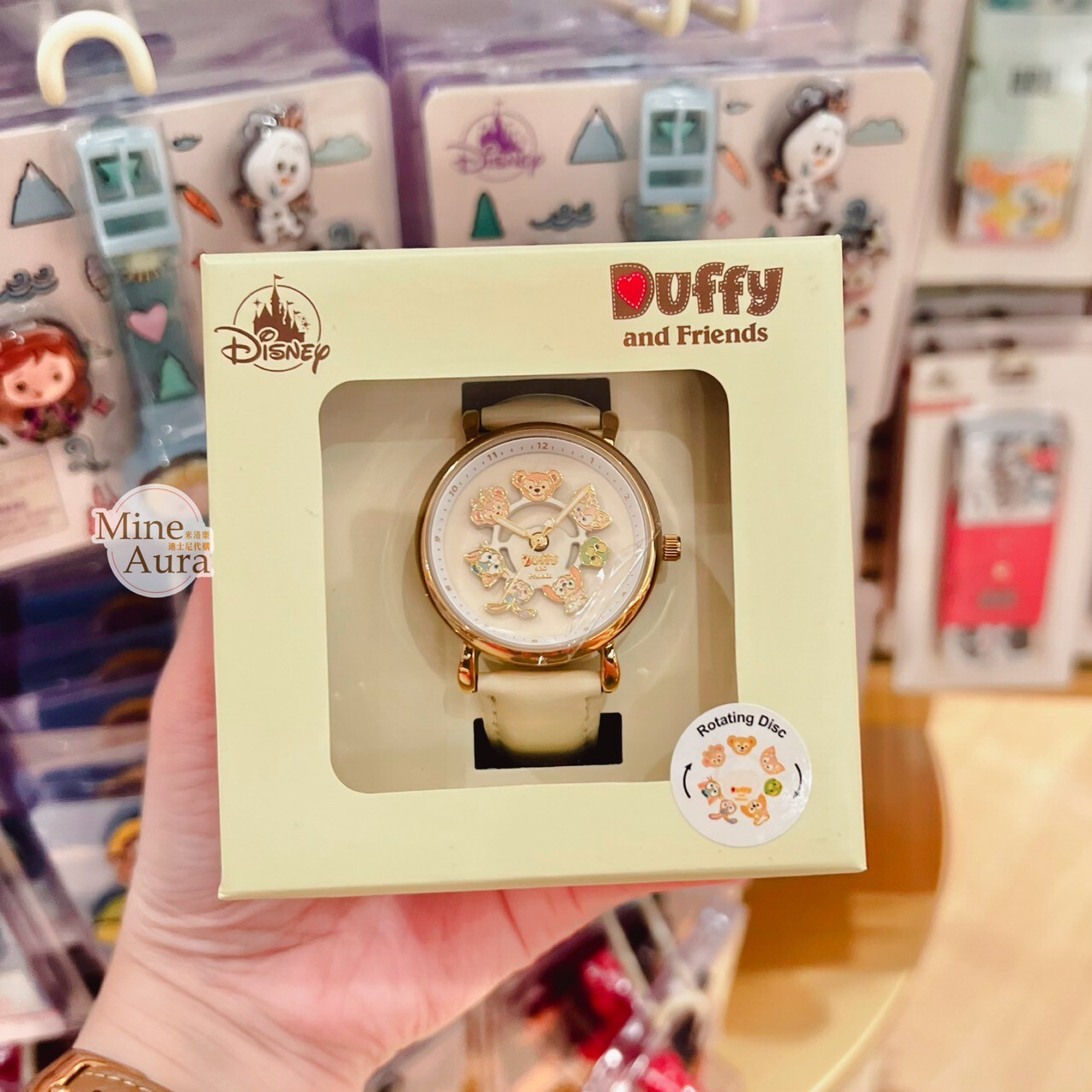 達菲Duffy與好友 角色集合 大頭圖案 手錶 禮盒組 (盒裝) -香港迪士尼樂園