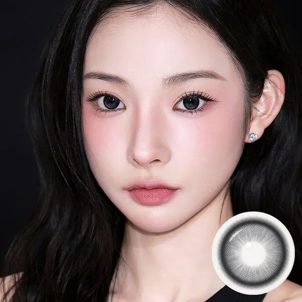 [月拋] I-SHA LN25 1 Month Carbon Black 彩妝隱形眼鏡｜每盒1片