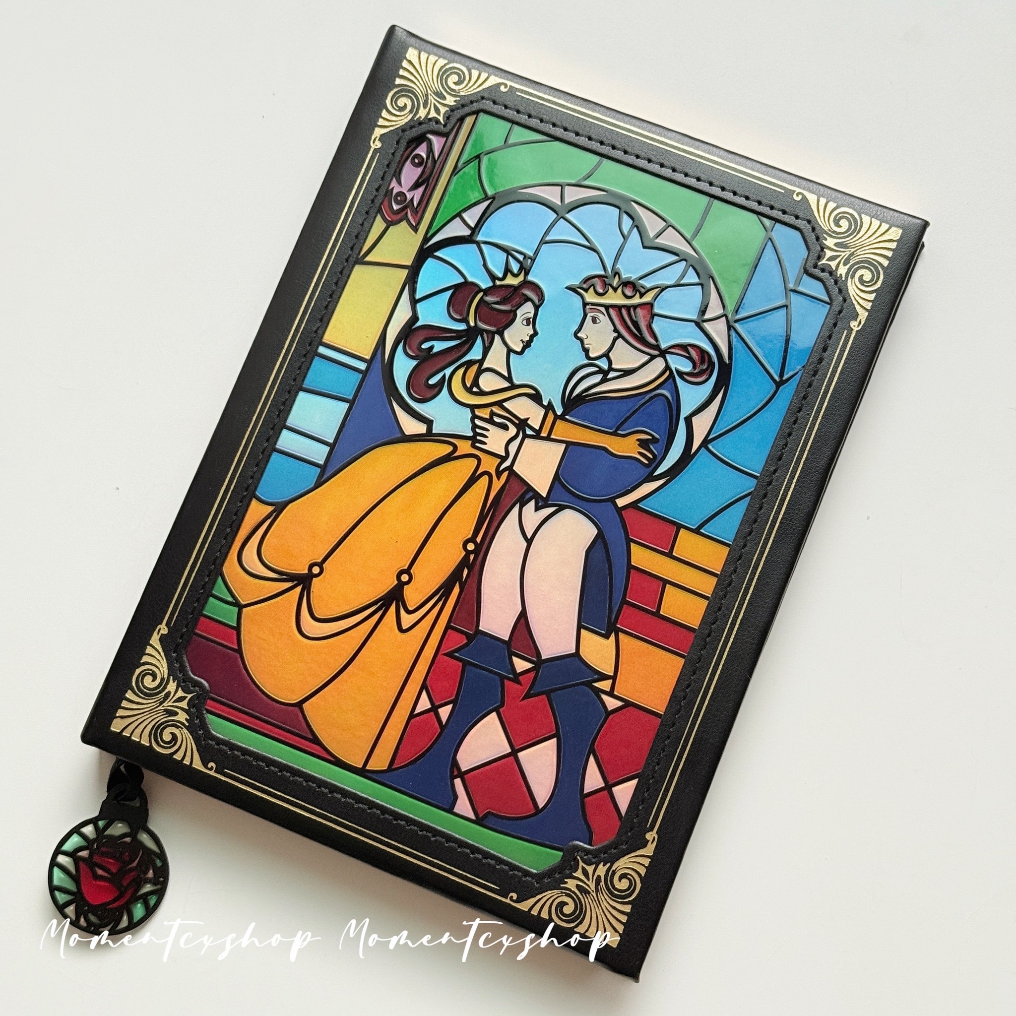 迪士尼公主美女與野獸-睡美人-精裝筆記本