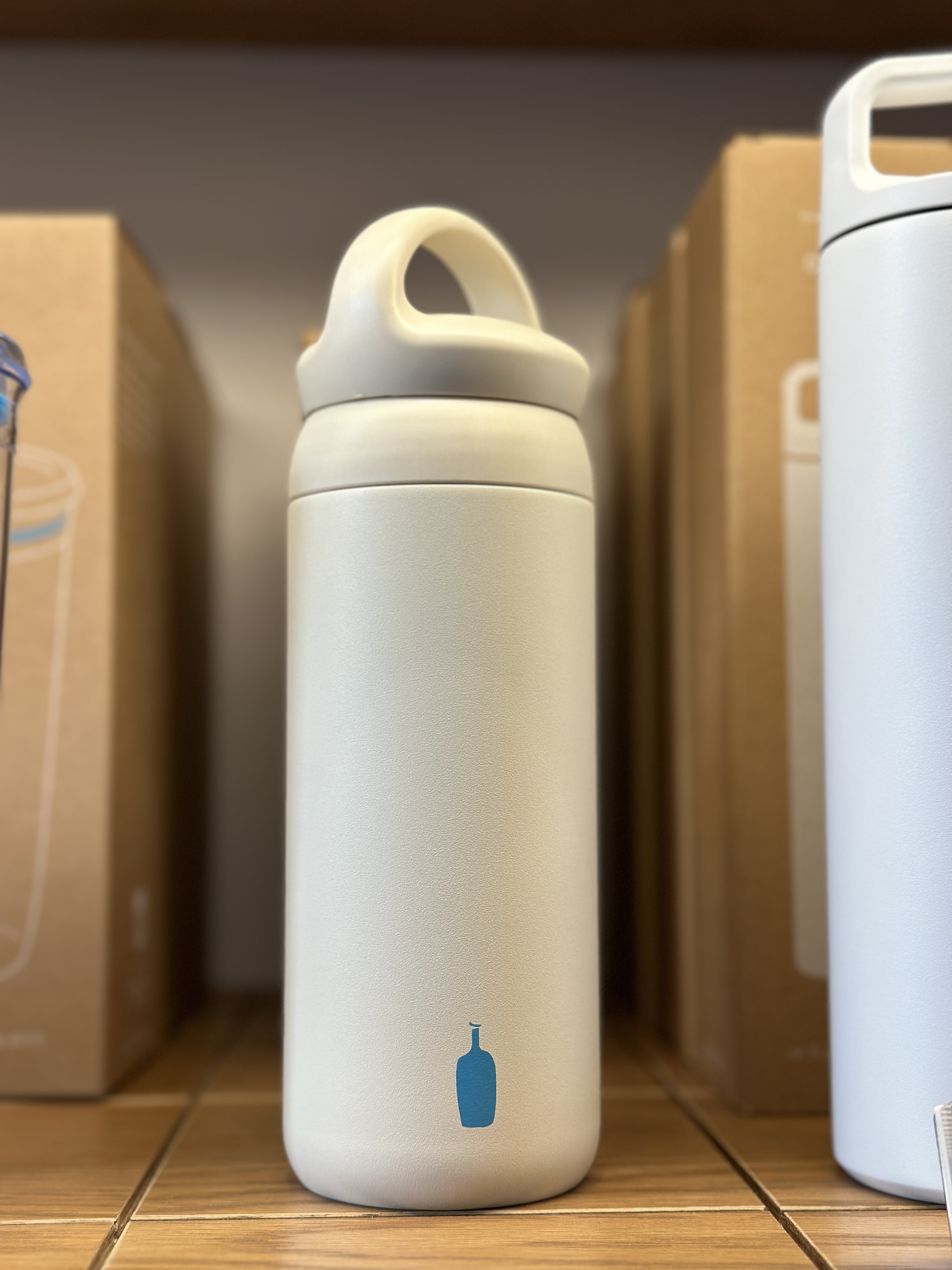 【現貨】Blue Bottle coffee X KINTO 日本 藍瓶 提把保溫瓶 米色 500ml