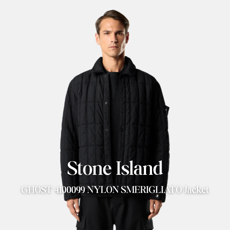 【代購】STONE ISLAND GHOST 4100099 NYLON SMERIGLIATO 消光尼龍機能外套