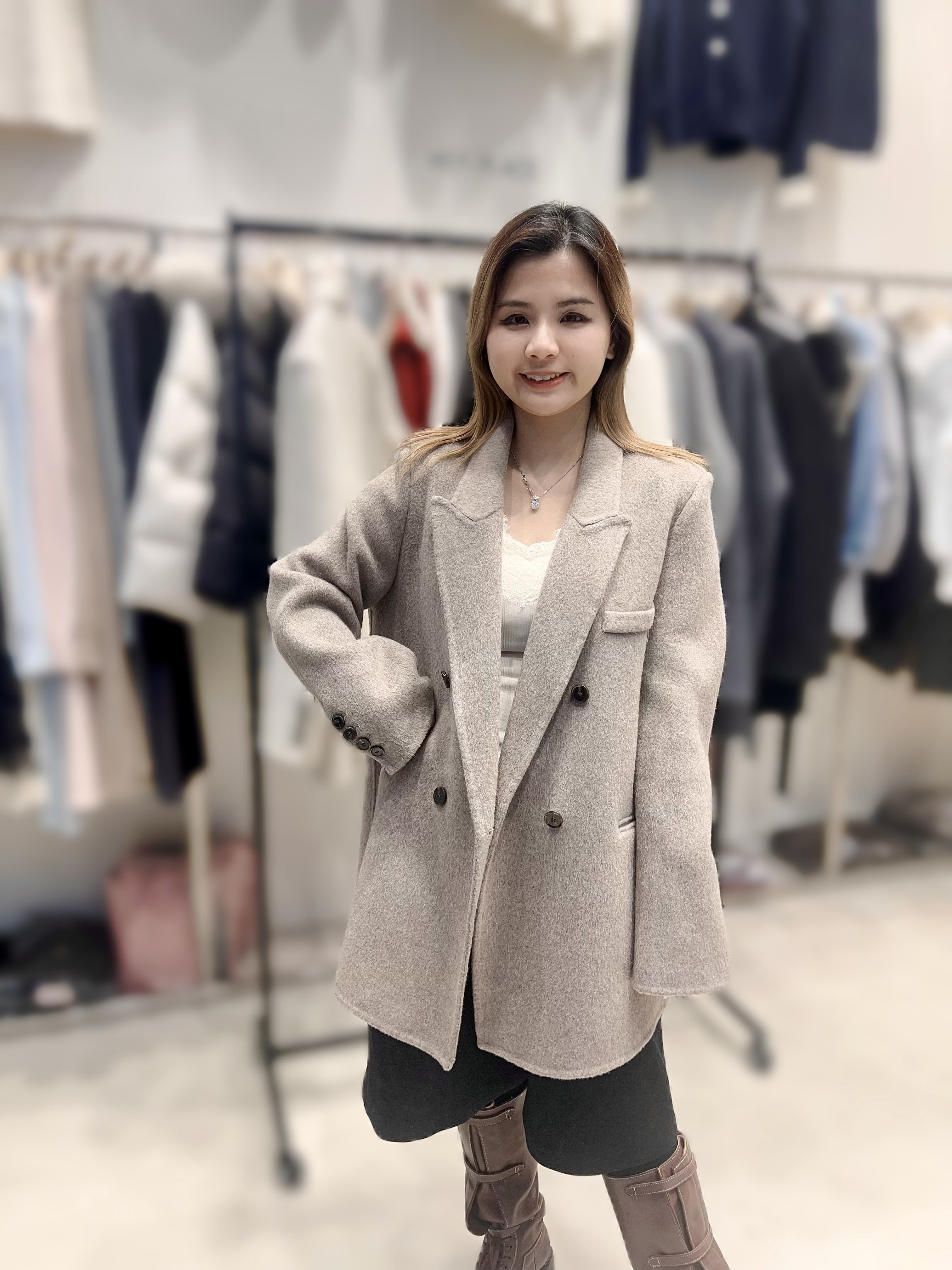 HP13  韓風西裝褸 羊毛100% HAND MADE  胸43 長30.5 $899 (一口價)  叻叻價 人氣NO:1🏆