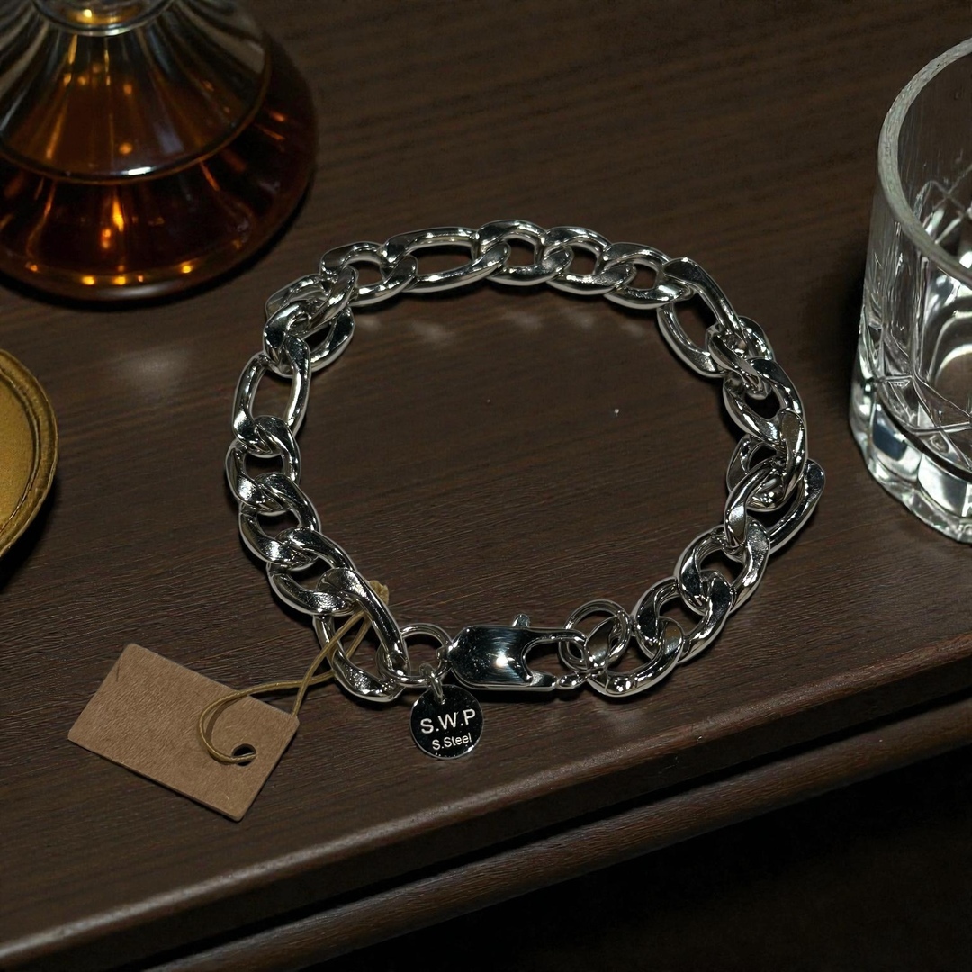 【S.W.P】百搭不鏽鋼費加洛手鍊