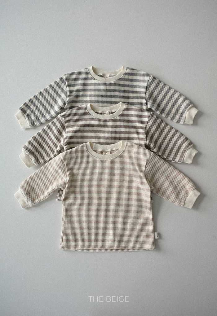 華夫格條紋上衣