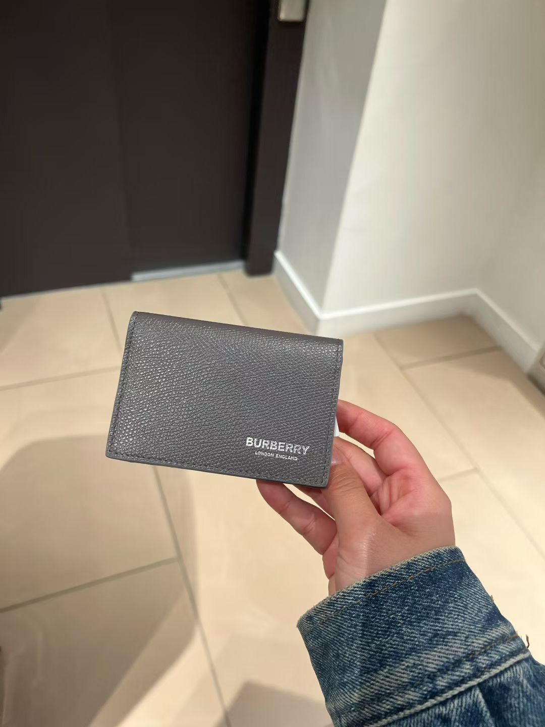 Outlet Burberry Business Card Holder
