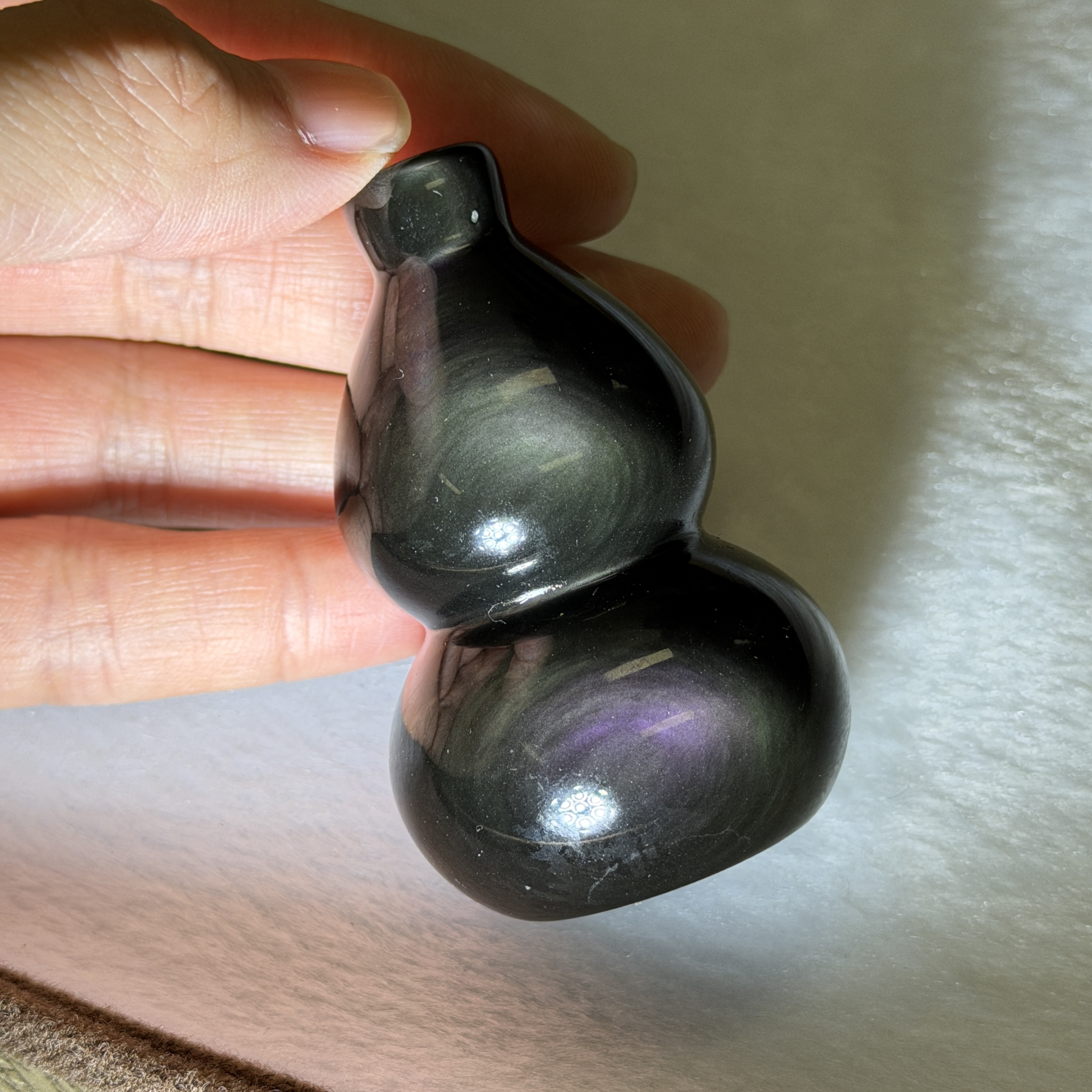 黑曜石葫蘆 6.3cm RBB1739