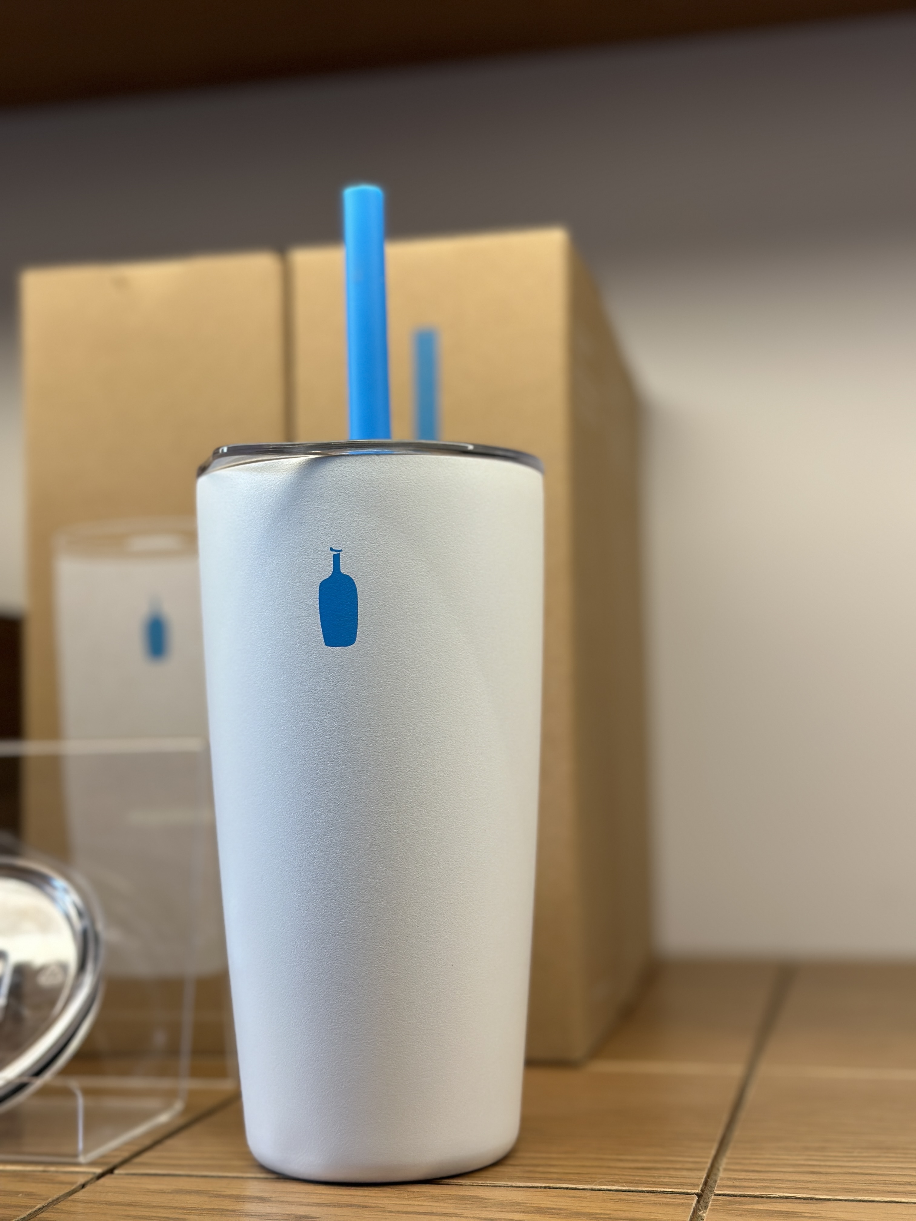 【現貨】Blue Bottle coffee 日本 藍瓶 吸管不鏽鋼隨行杯 473ml