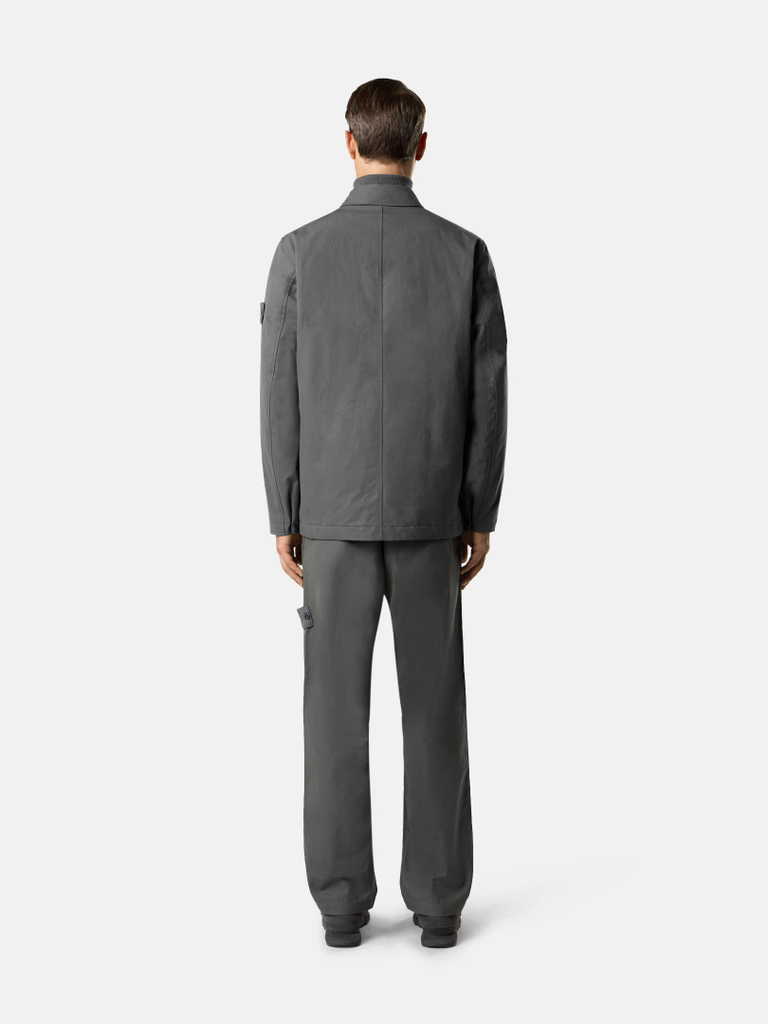 【代購】STONE ISLAND GHOST A100001 防潑水棉質帆布機能外套