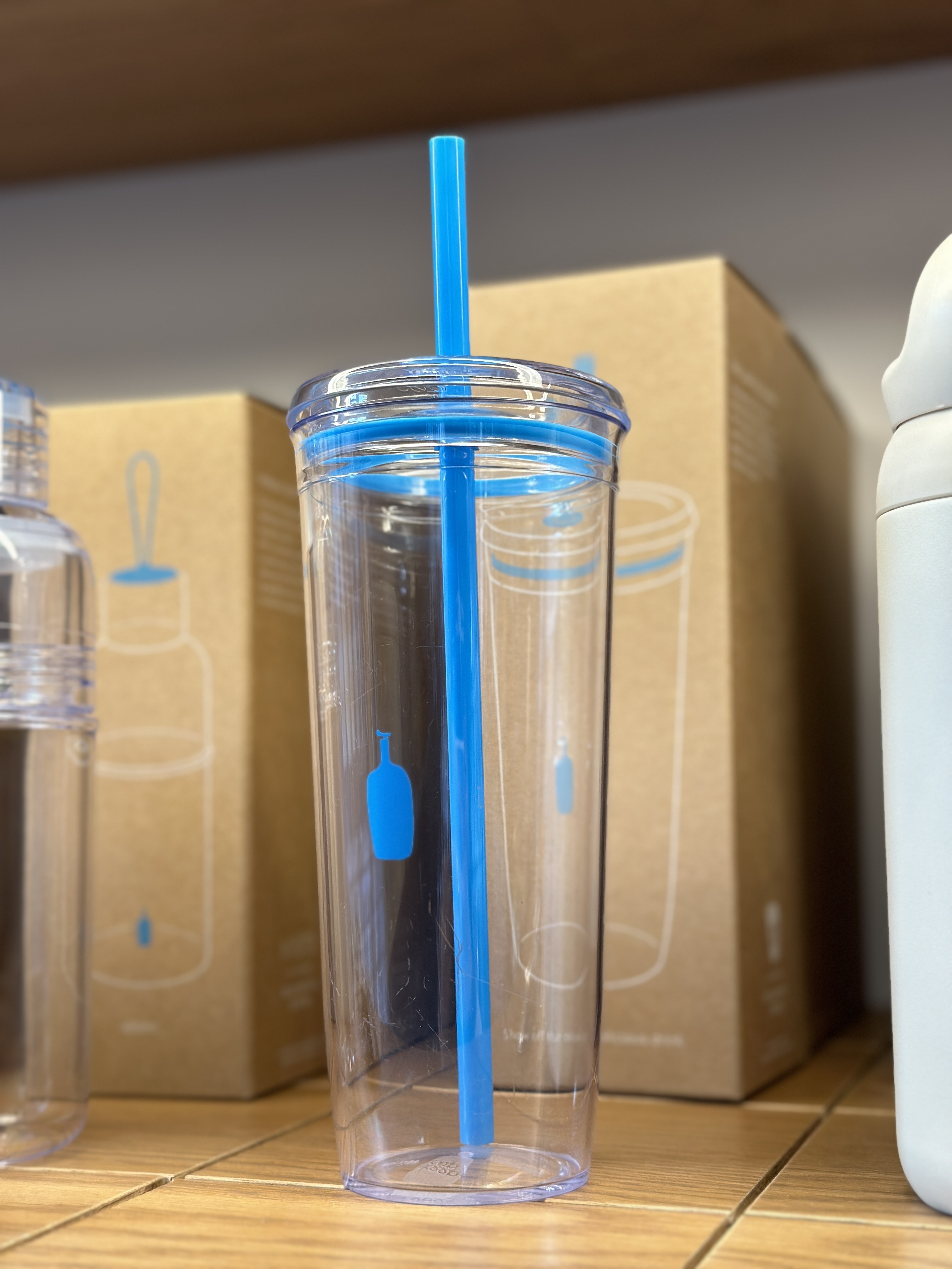 【現貨】Blue Bottle coffee 日本 藍瓶 吸管 透明冷杯 隨行杯 大款 590ml