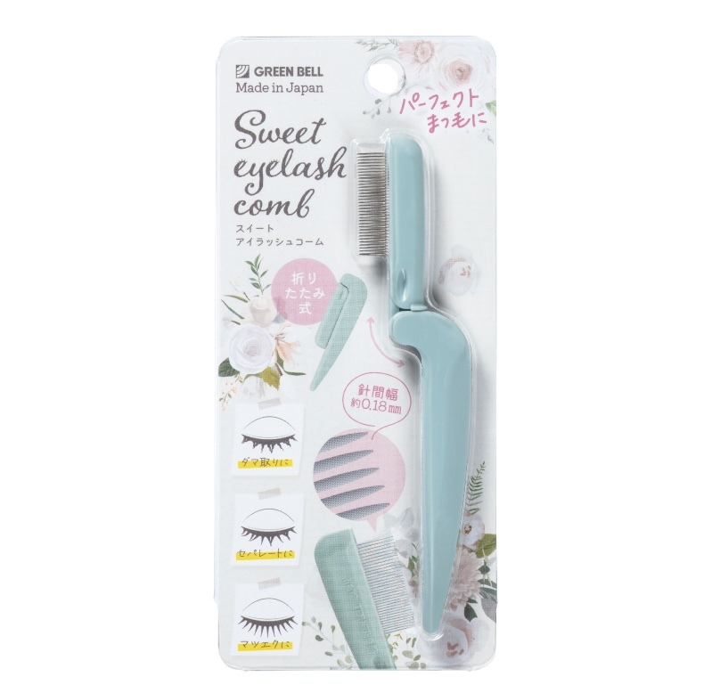 【多莉推薦】JP 女神甜美摺疊式眼睫毛梳藍 4989 TK260119