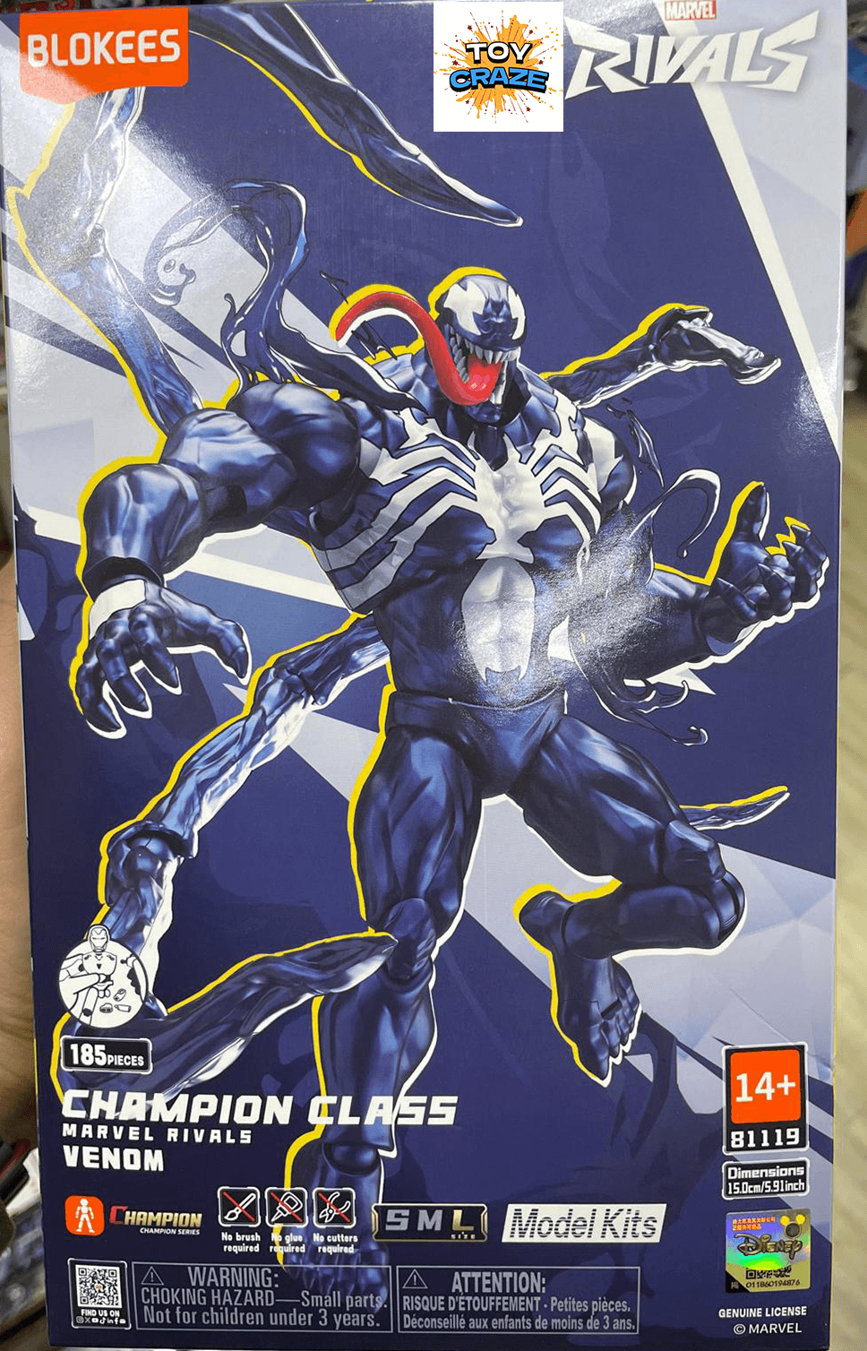 Blokees 人偶系列－Marvel Rivals Champion class-07 毒魔（Venom）