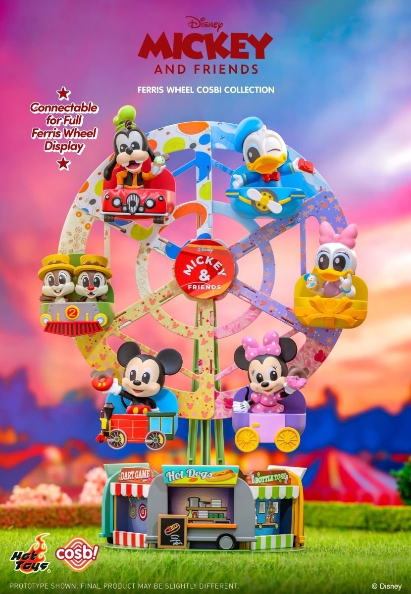 Hot Toys Mickey & Friends 摩天輪 Cosbi 公仔系列（全套6款）