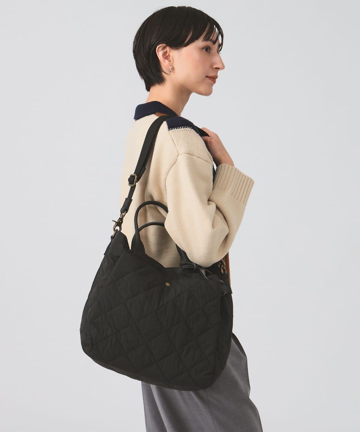 『日本連線中』2025AW Ray BEAMS  toleur / Nylon Quilted Bag 包包 61-61-2187-519