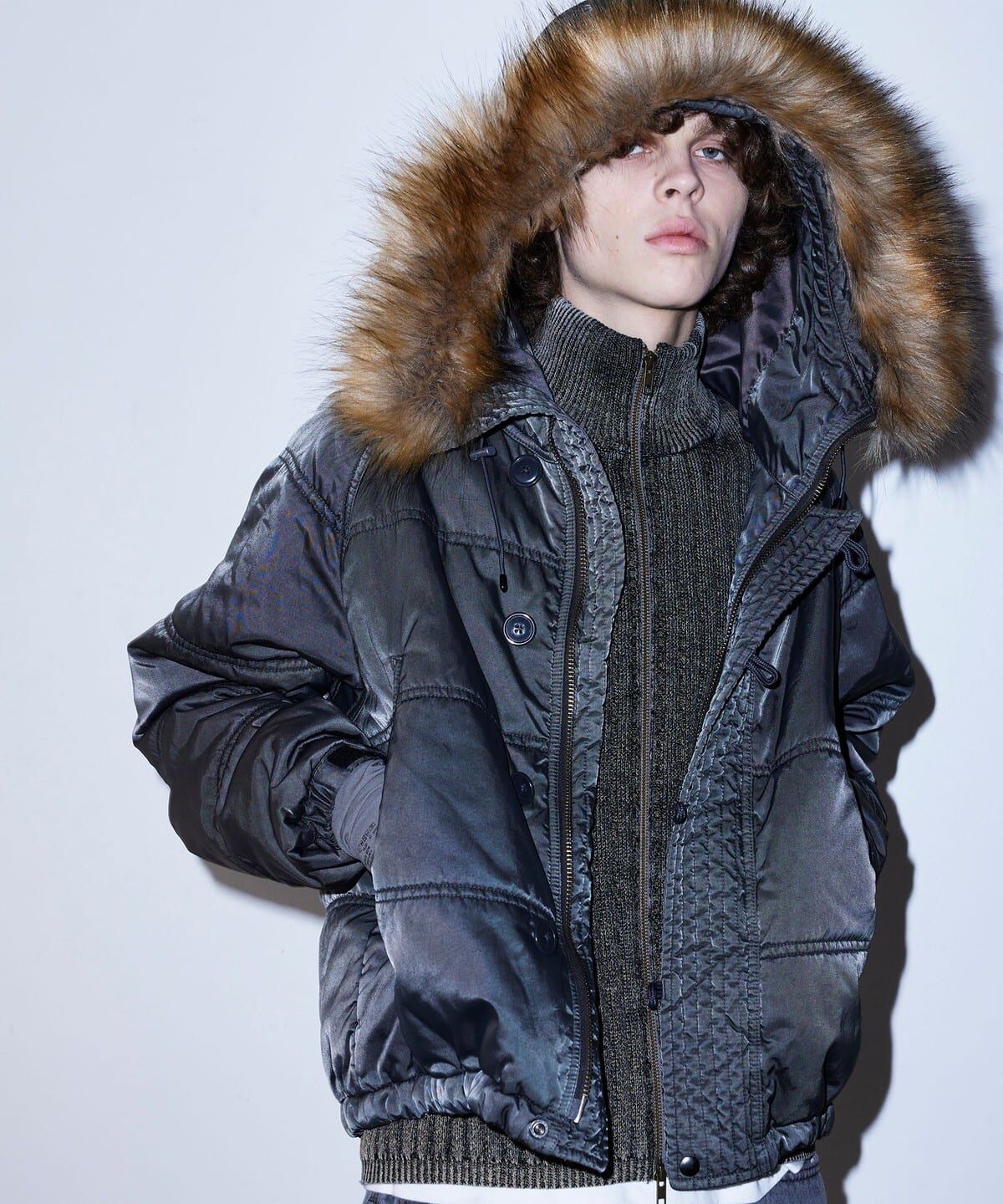 『日本連線中』2025AW BEAMS Wide Short Fit Garment Dyed N-3B 外套 11-18-3300-147