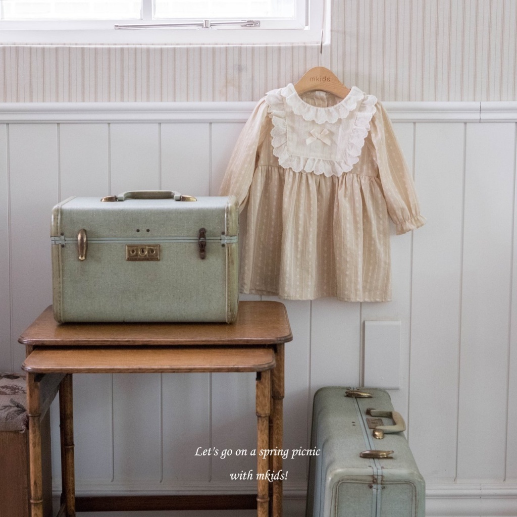 正韓春Mkids  小童野餐小花洋裝